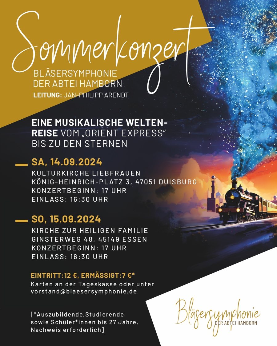 Plakat oder Konzertbild zu Sommerkonzert