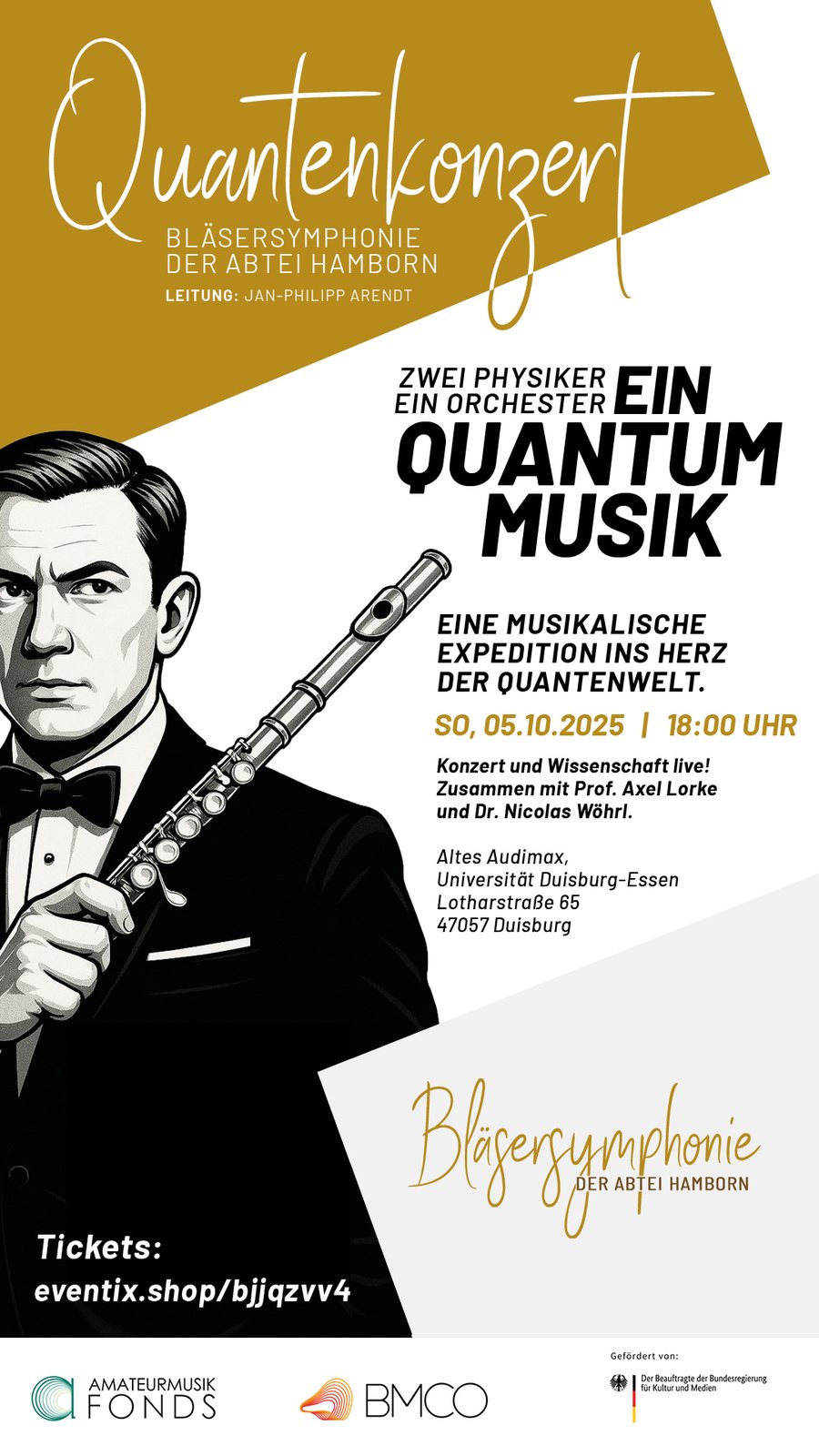 Plakat oder Konzertbild zu Quantenkonzert