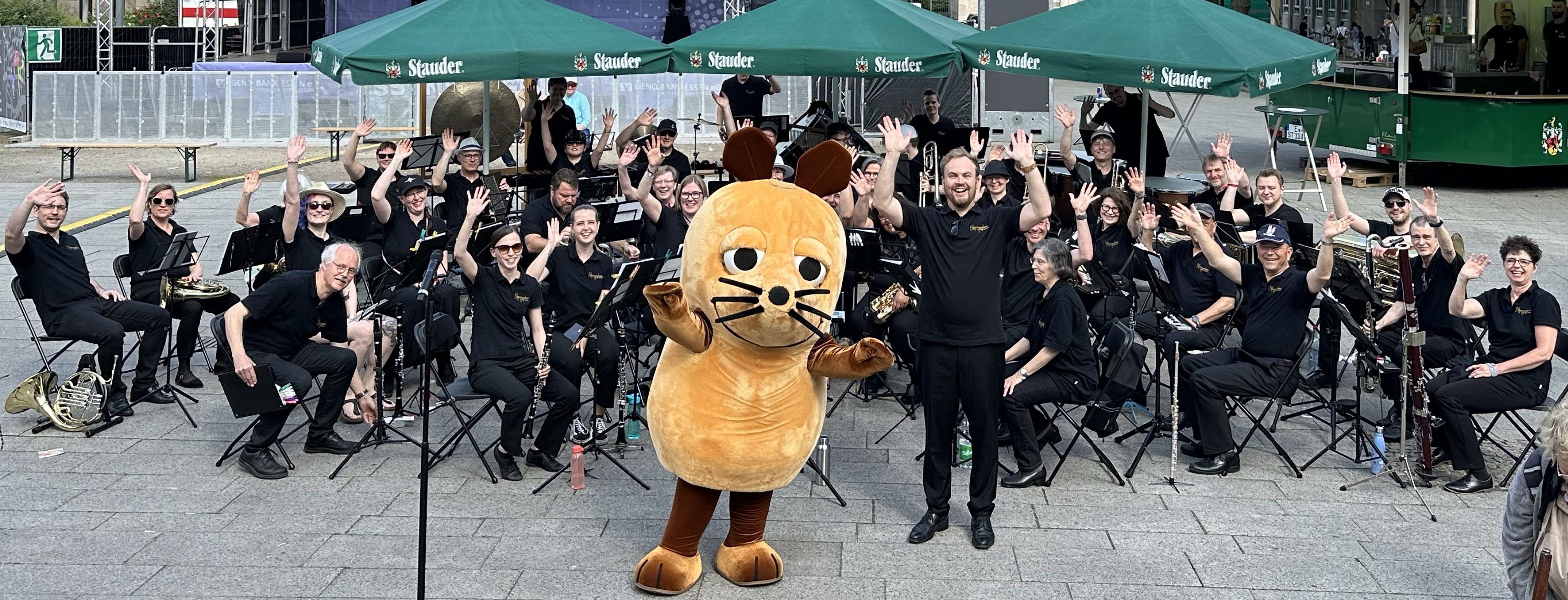 Bläsersymphonie der Abtei Hamborn mit der Maus